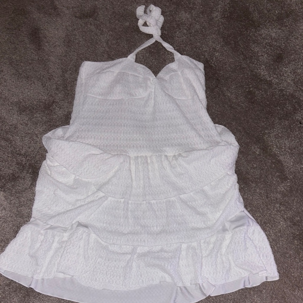 Vintage White Midi Dress